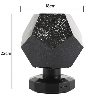 Creative Star Projection Lamp Romantic Rotating Constellation Projector Bedroom Starry Sky Galaxy Atmosphere Lamp Children Gift
